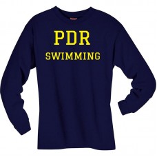PDR Swimming  Unisex T #1 Navy